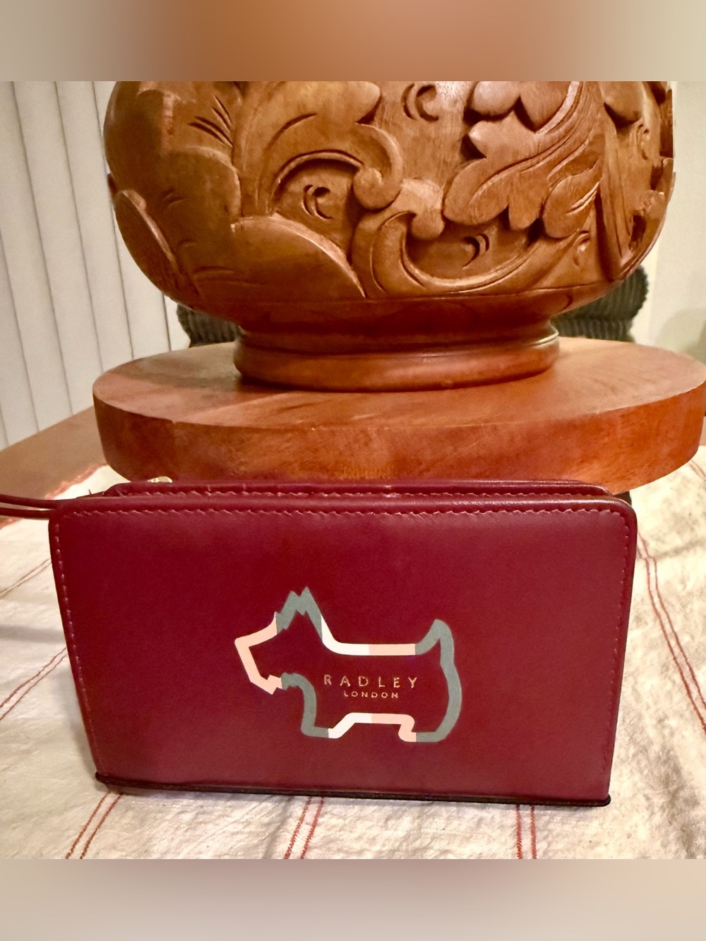 NEW Radley London Burgundy Zip-Around Wallet